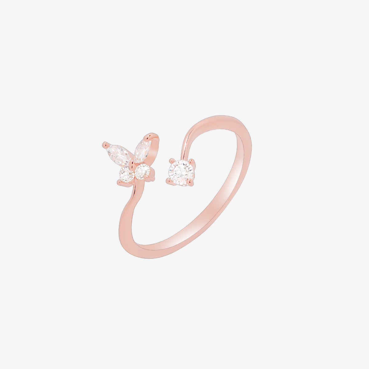 Butterfly cubic ring